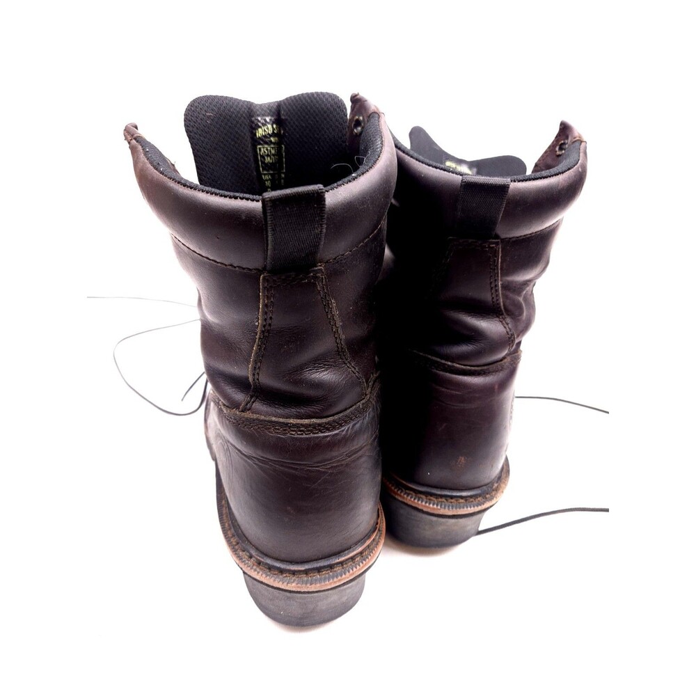 Red Wing Irish Setter 83808 Logger Steel Toe Work Boots Waterproof Mens 10 D - Picture 9 of 11